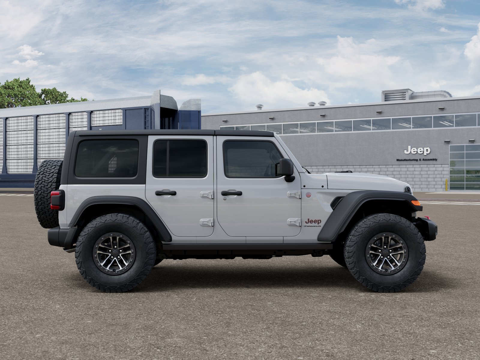 New 2026 Bright White Clear-Coat Exterior Paint Jeep Rubicon image 12