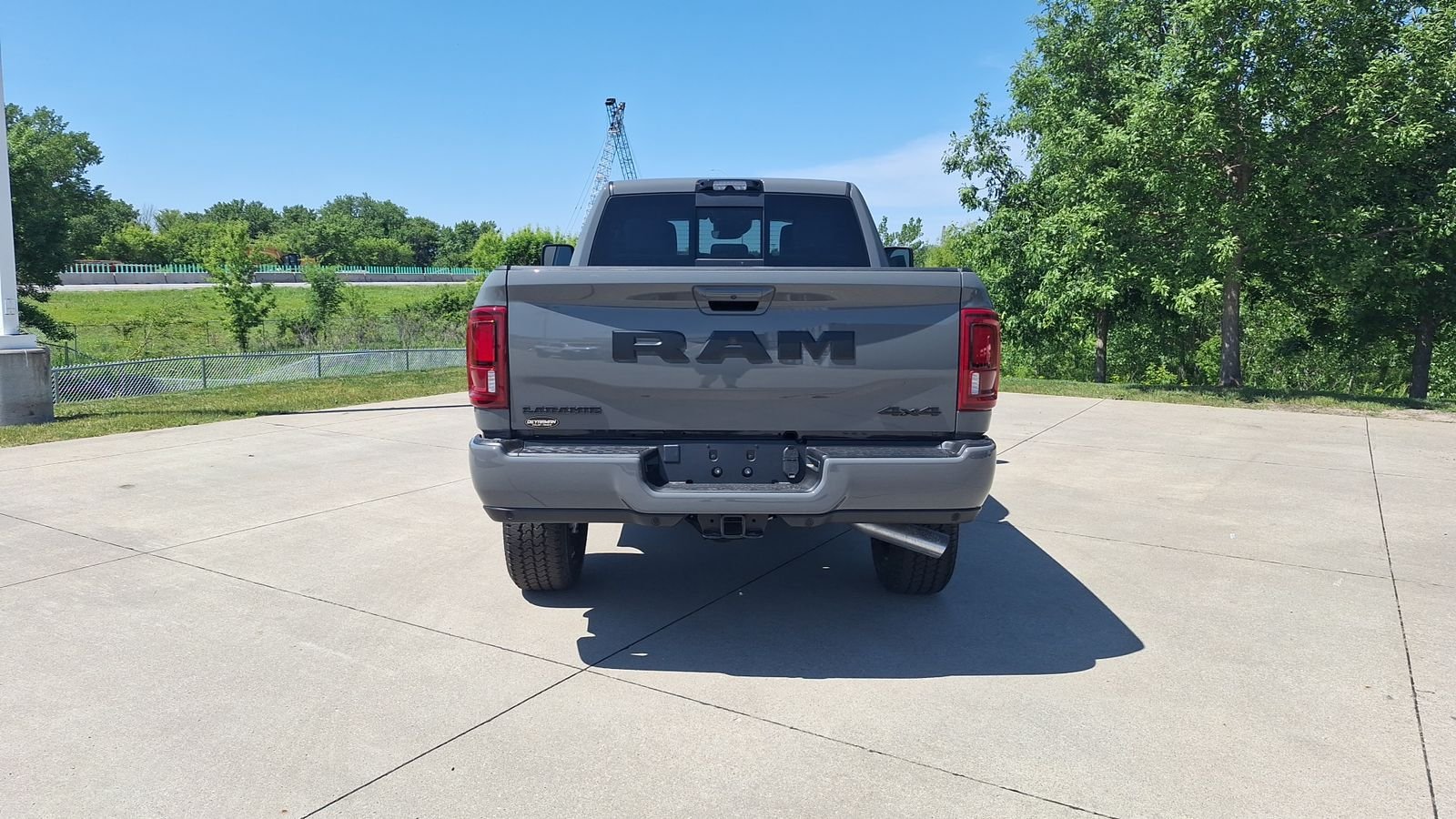 New 2026 Ceramic Gray Clear-Coat Exterior Paint RAM Laramie image 4
