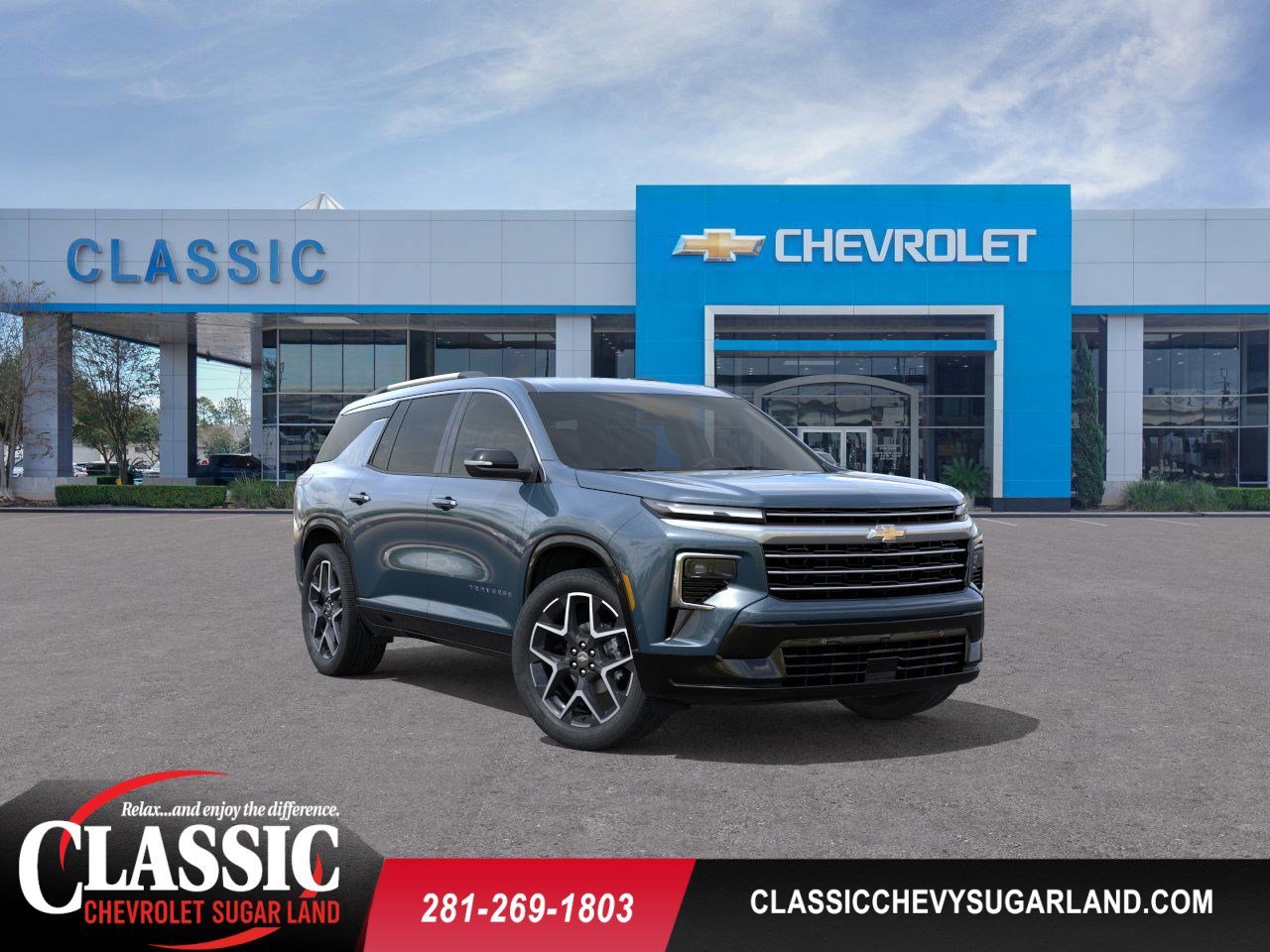 2026 Chevrolet Traverse High Country Blue at Classic Elite Chevrolet Sugar Land