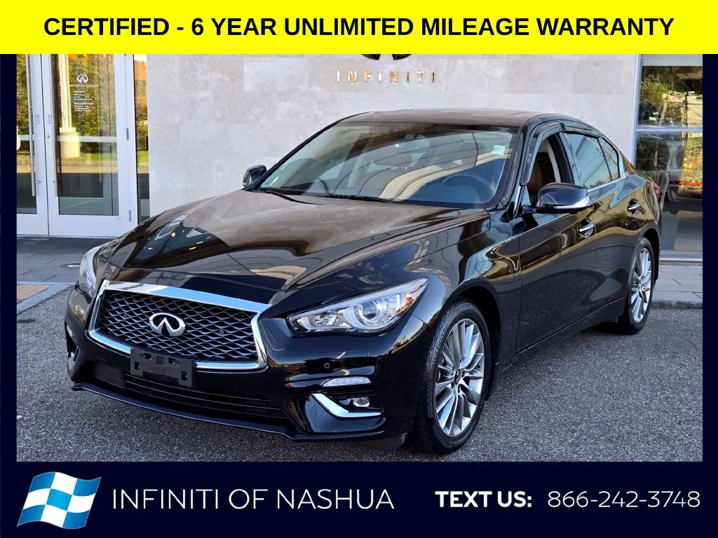 Certified Used 2024 Black INFINITI LUXE image 1