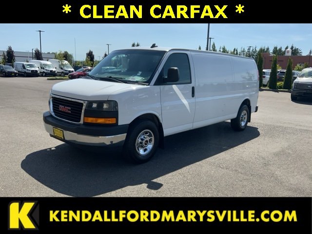 Pre-Owned 2019 GMC Savana 3500 Work Van 3D Extended Cargo Van in