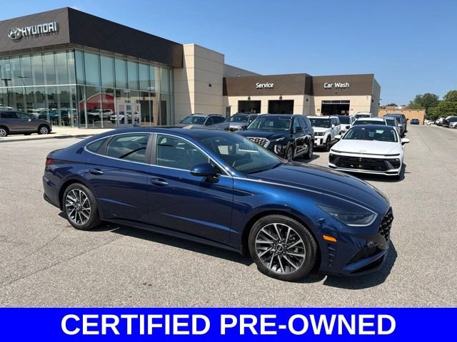 Certified Used 2021 Blue Hyundai Limited image 30