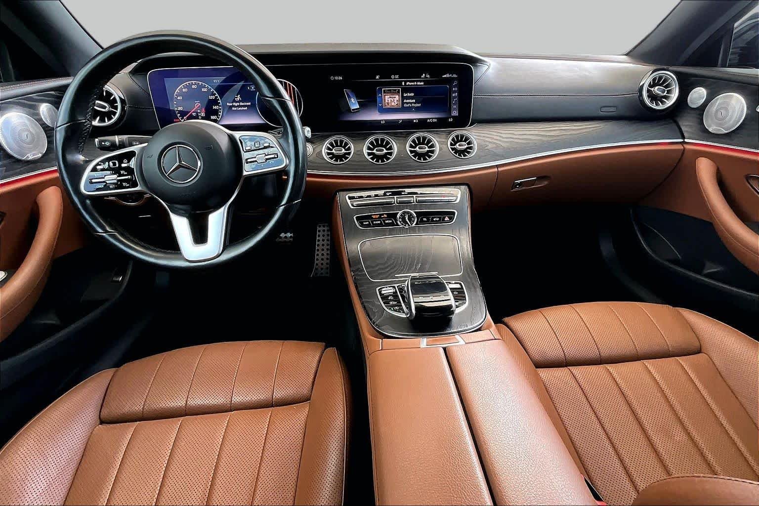 Used 2020 designo Diamond White Metallic Mercedes-Benz E 450 image 14