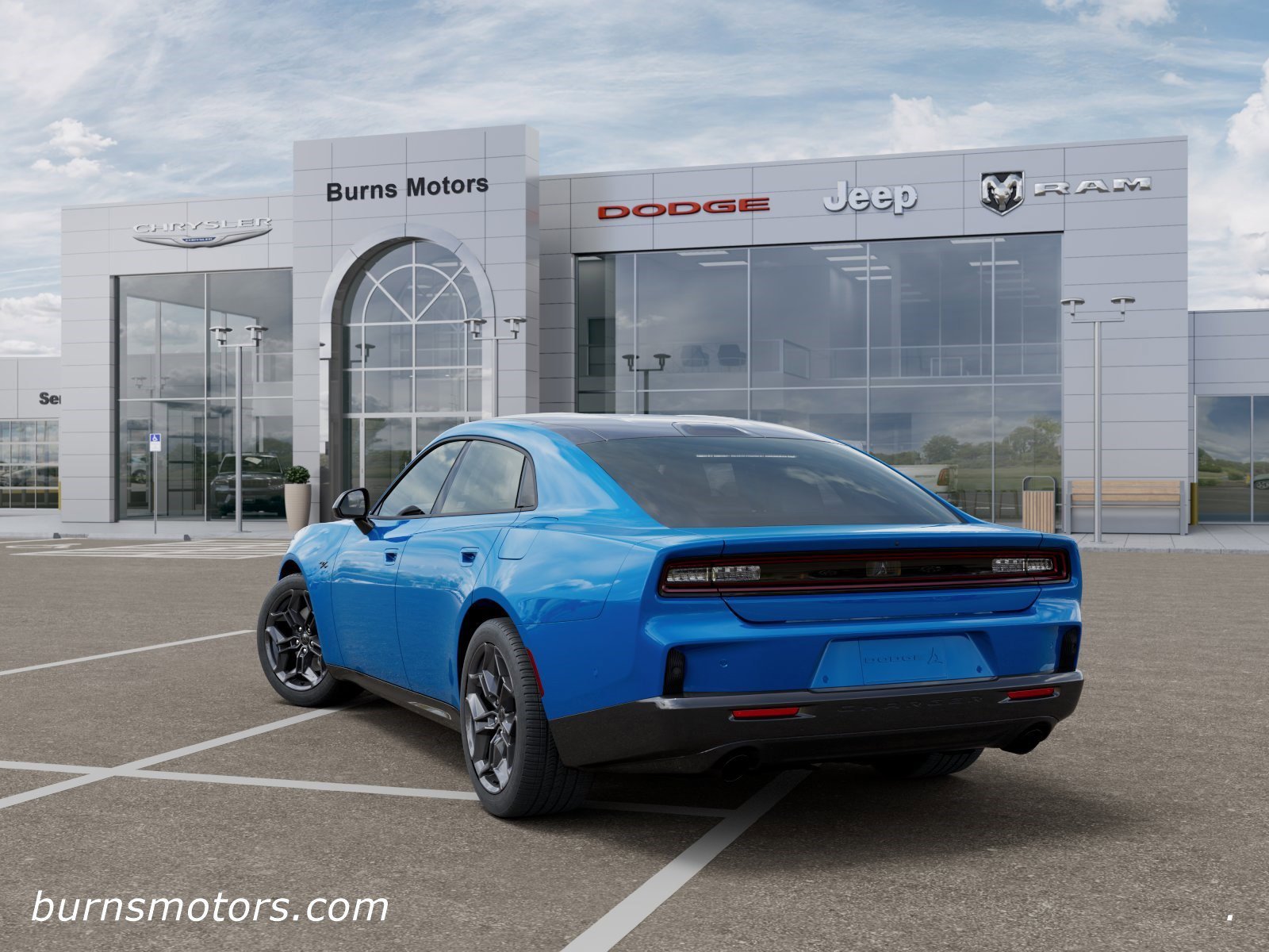 New 2026 Bludicrous Exterior Paint Dodge R/T Blacktop image 3