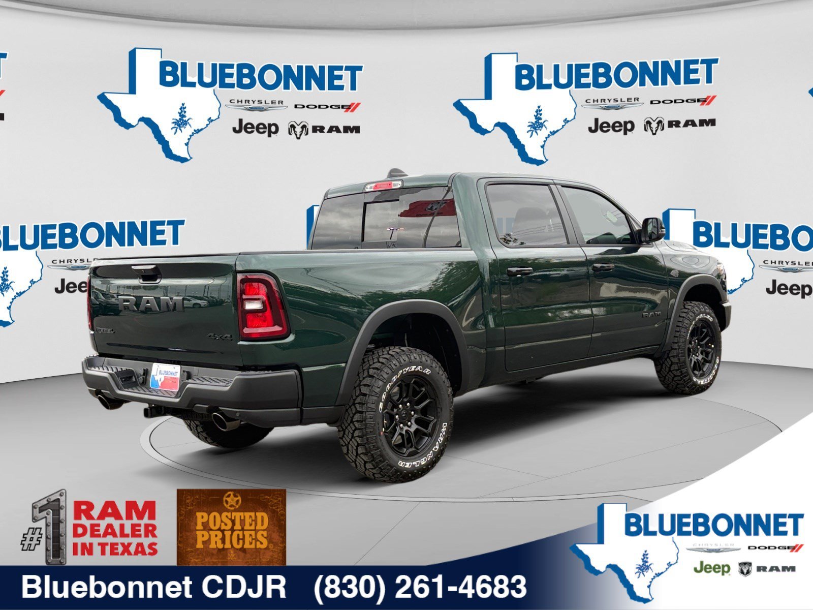 New 2027 Serrano-Green Metallic Exterior Paint RAM Rebel image 5