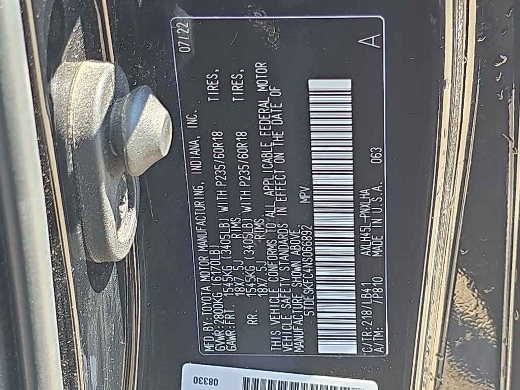Certified Used 2022 Black Toyota Platinum image 15