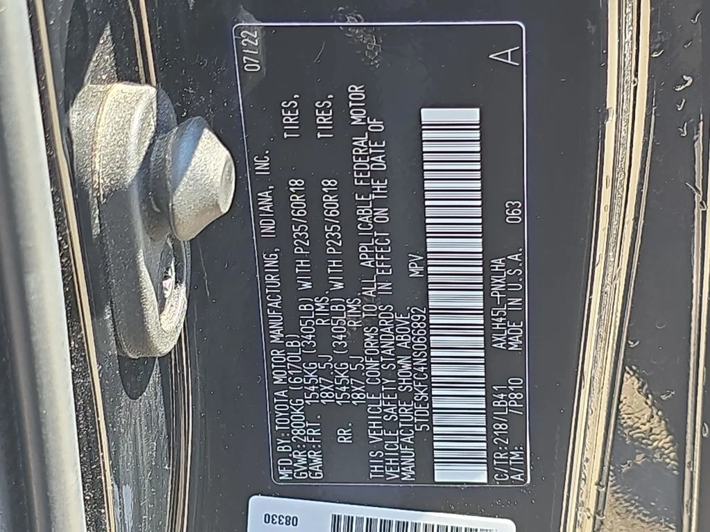 Certified Used 2022 Black Toyota Platinum image 15