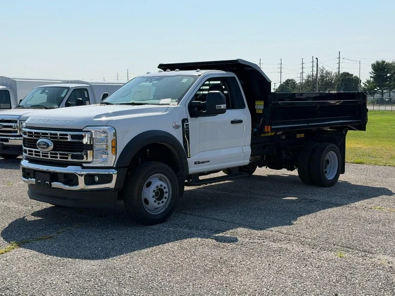 New 2025 Oxford White Ford 11FT Dump Body image 1