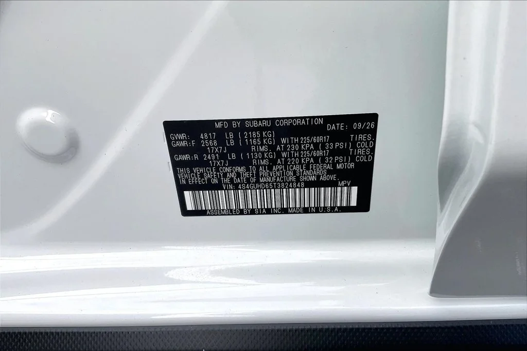 New 2026 CRYSTAL WHITE PEARL Subaru Premium image 16