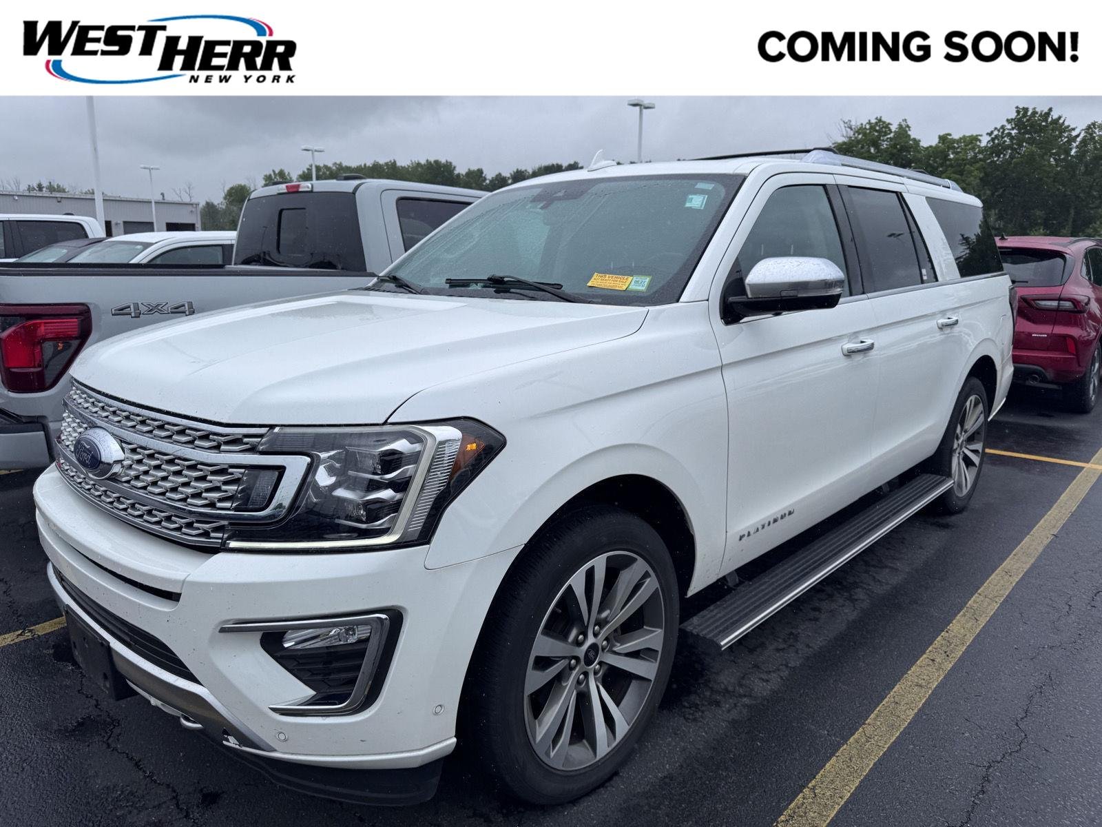 Used 2020 Star White Metallic Tri-Coat Ford Platinum image 1