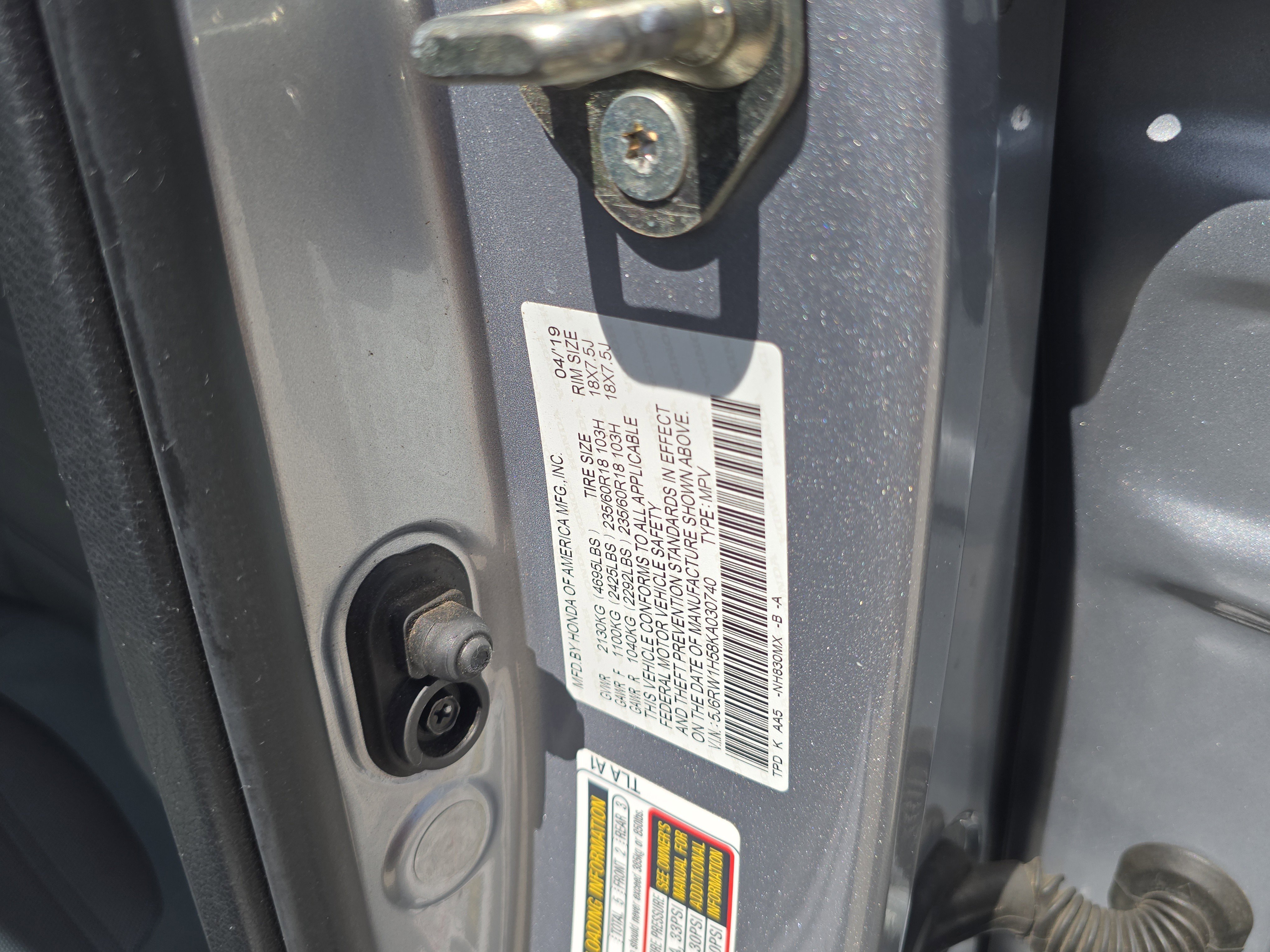 Used 2019 Lunar Silver Metallic Honda EX image 33