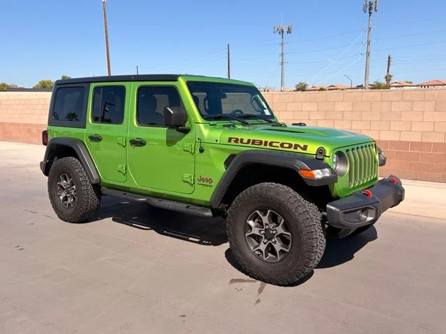 Used 2019 Green Jeep Unlimited Rubicon image 3