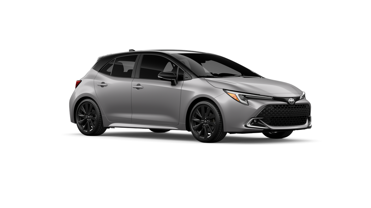 New 2027 Classic Silver Metallic with Black roof Toyota XSE image 14