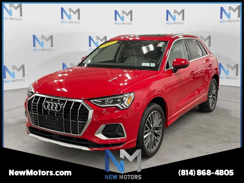 Used 2022 Tango Red Metallic Audi Premium Plus image 1