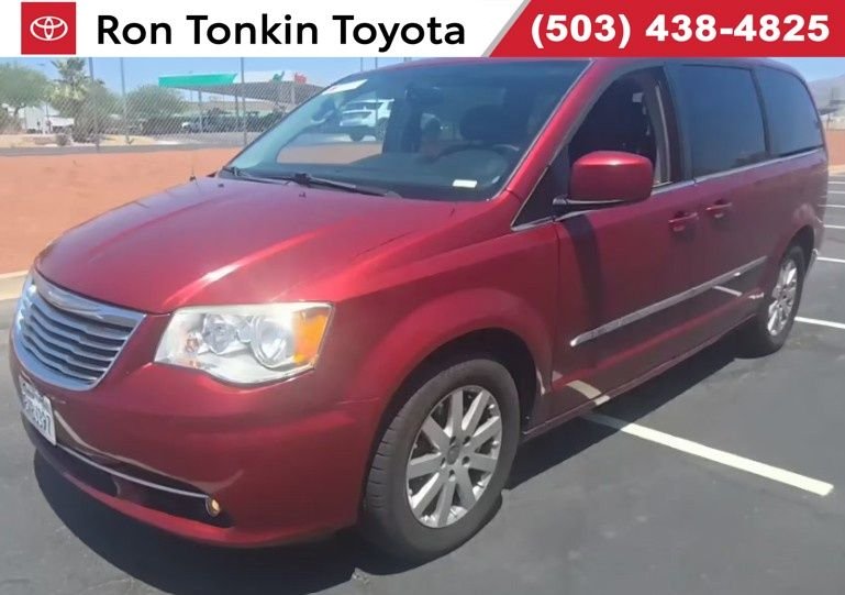 Used 2016 Deep Cherry Red Crystal Pearlcoat Chrysler Touring image 1