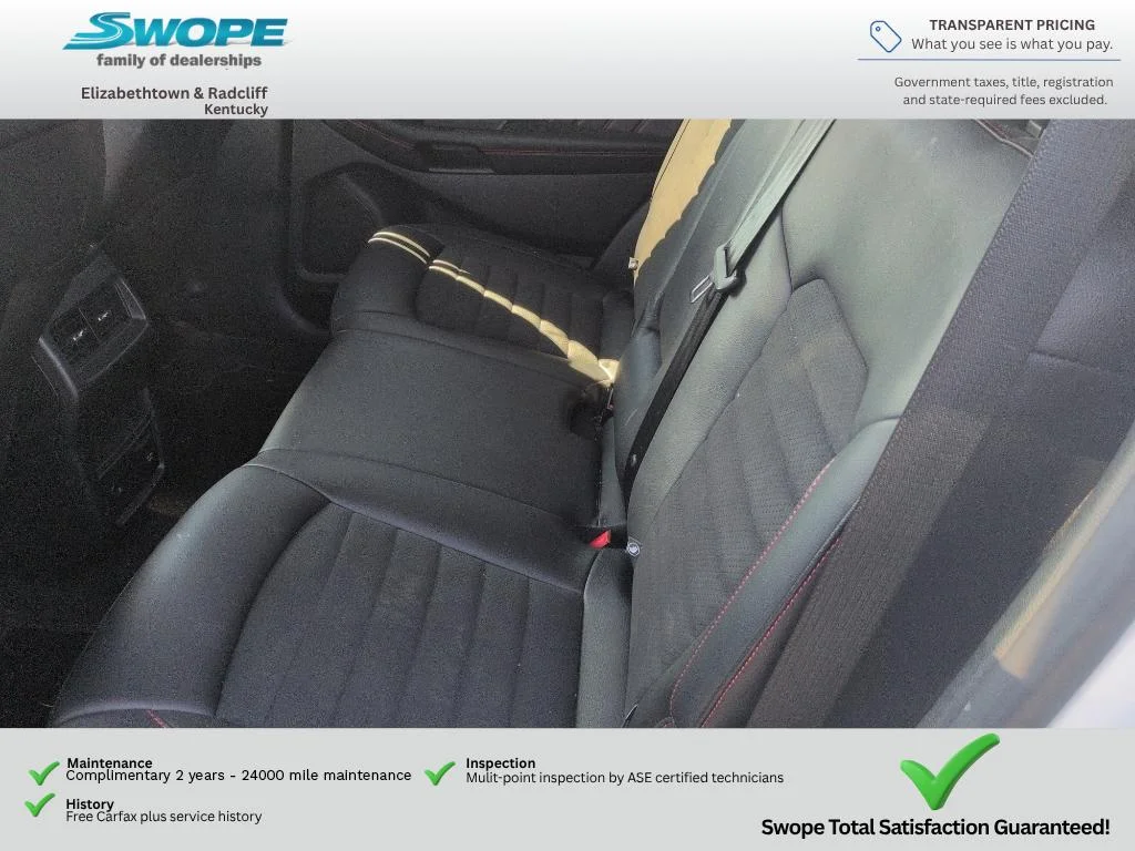 Used 2024 Star White Metallic Tri-Coat Ford ST-Line image 10