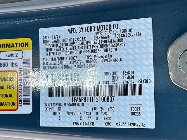 New 2026 Vapor Blue Ford EcoBoost image 18