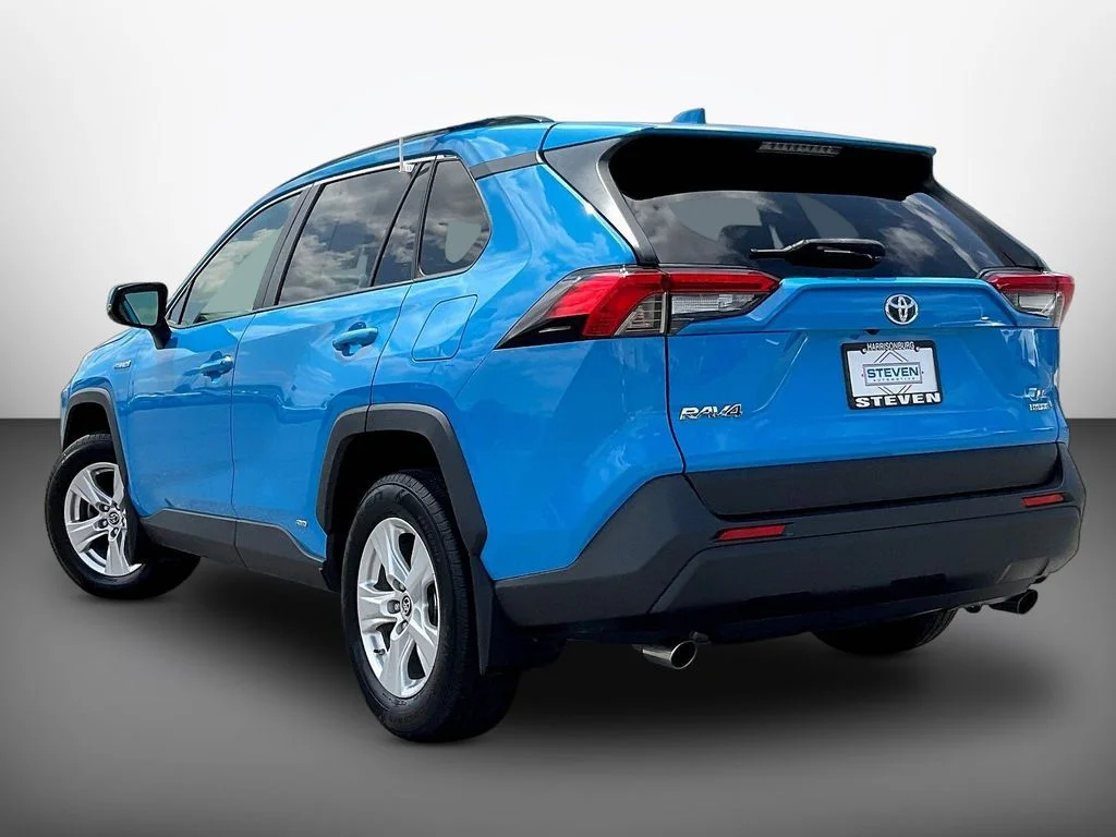 Certified Used 2019 Blue Toyota LE image 4