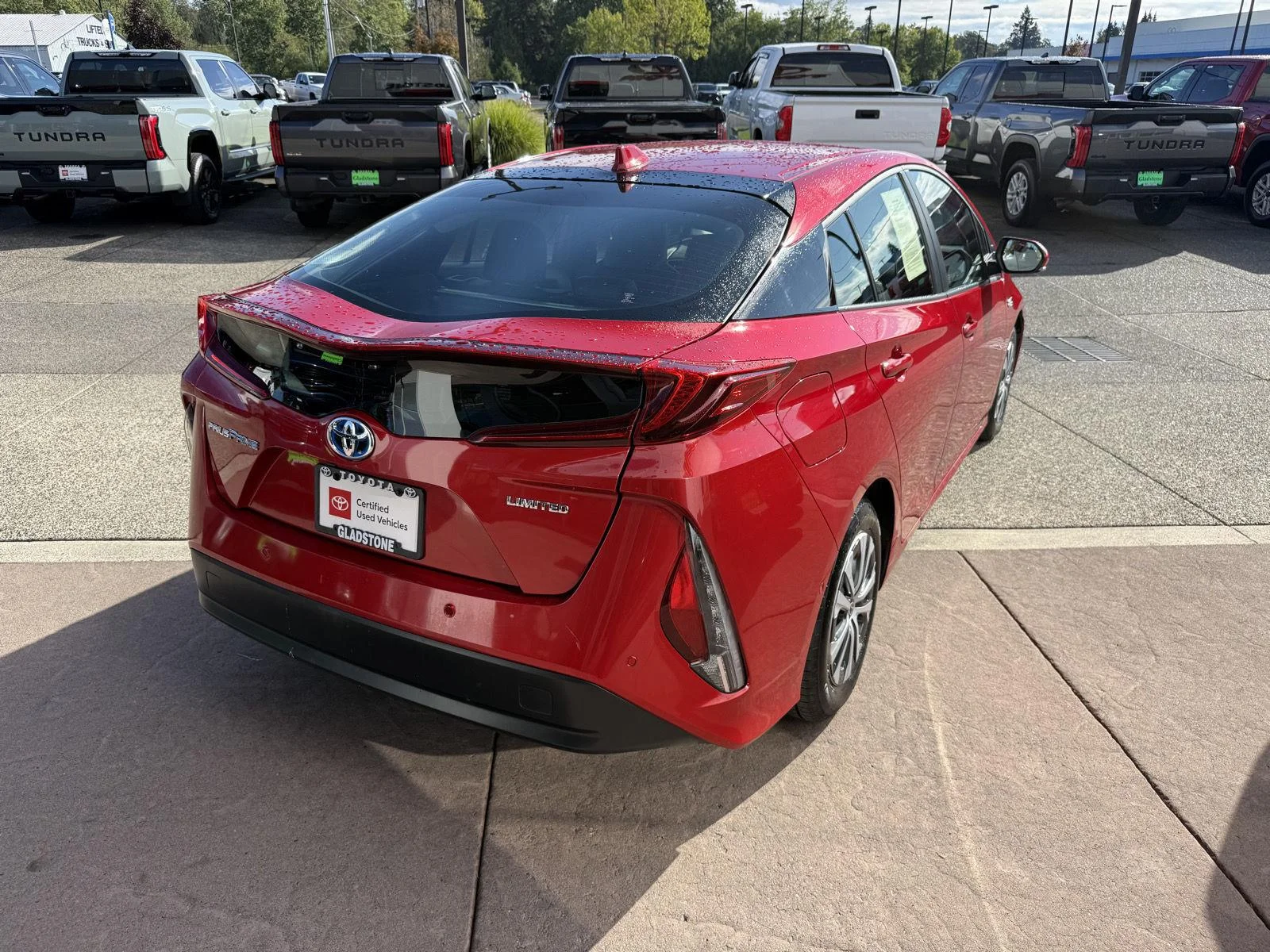 Used 2021 Supersonic Red Toyota Limited image 8