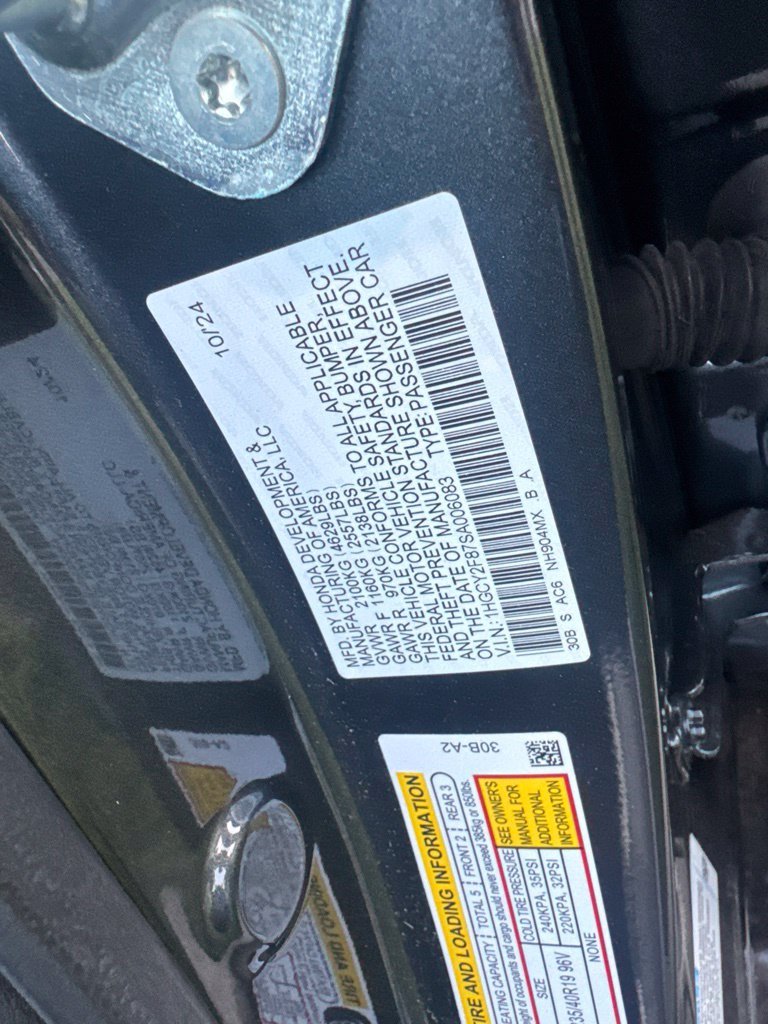 2025 Honda Accord