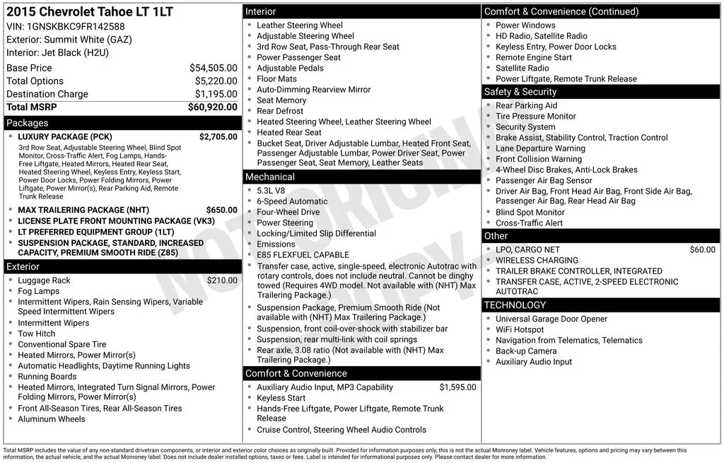Used 2015 White Chevrolet LT image 6