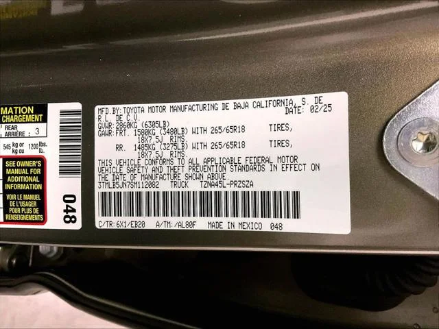 Certified Used 2025 BRONZE OXIDE Toyota  image 40