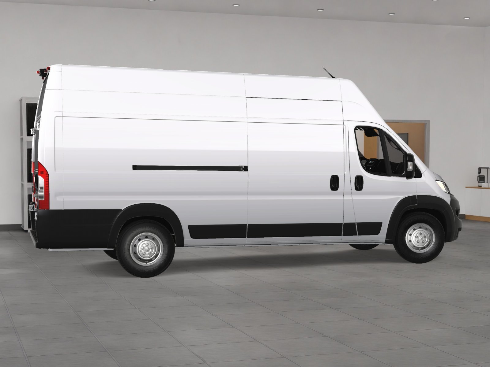 New 2024 Bright White Clear-Coat Exterior Paint RAM Super High Roof image 36