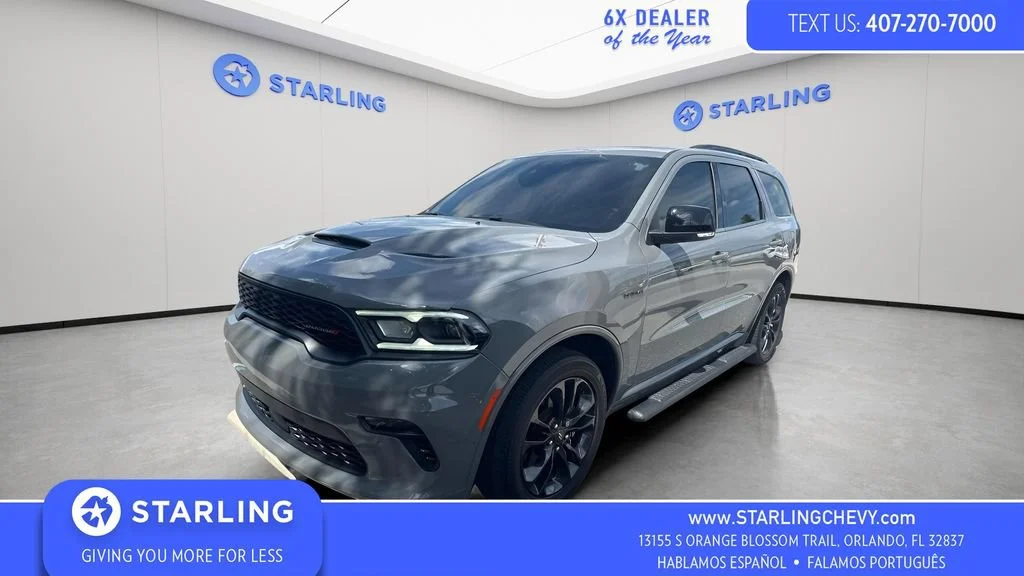 Used 2023 Gray Dodge R/T Plus RWD image 1