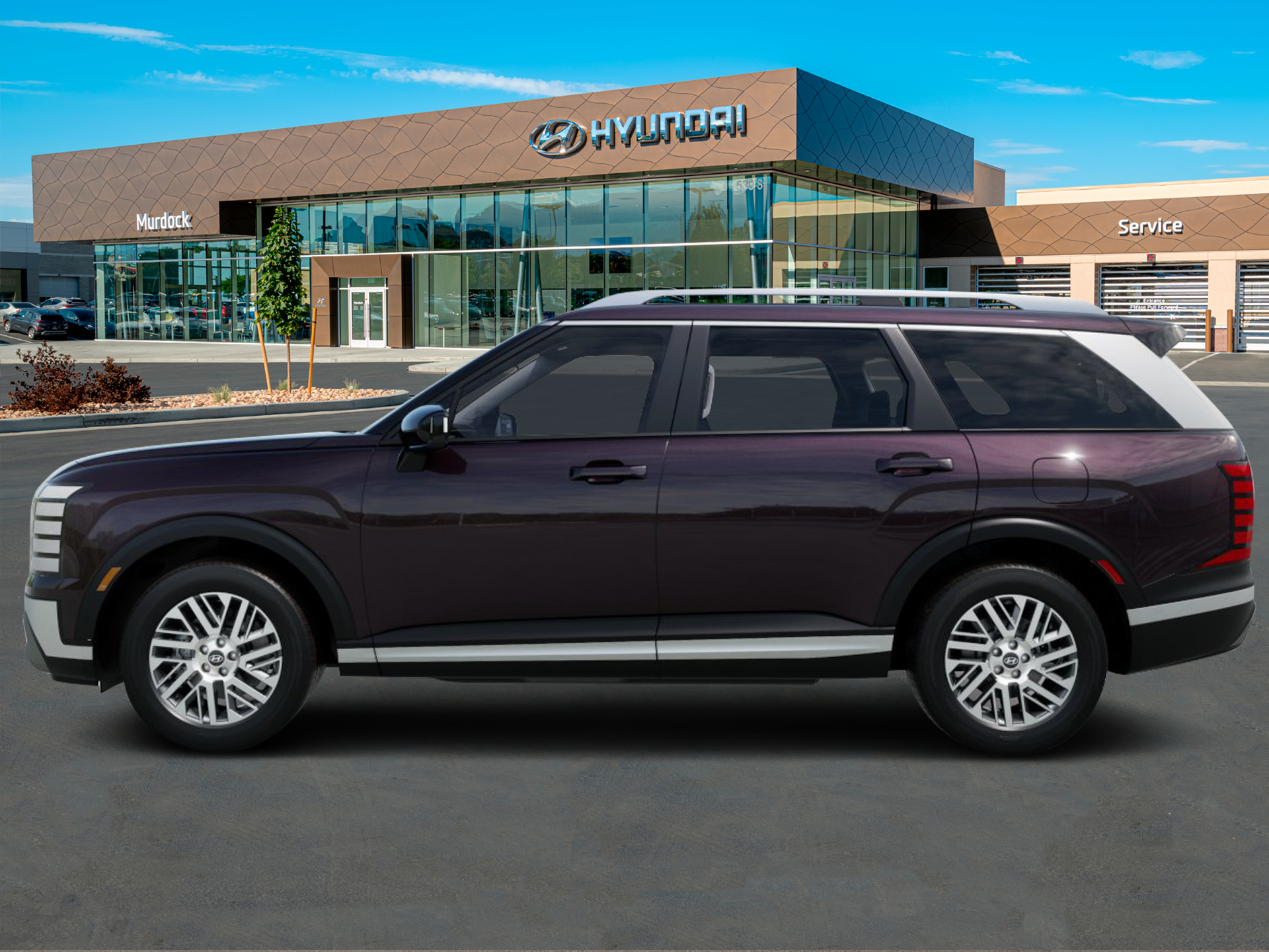 New 2026 Galaxy Maroon Pearl Hyundai SEL AWD image 2