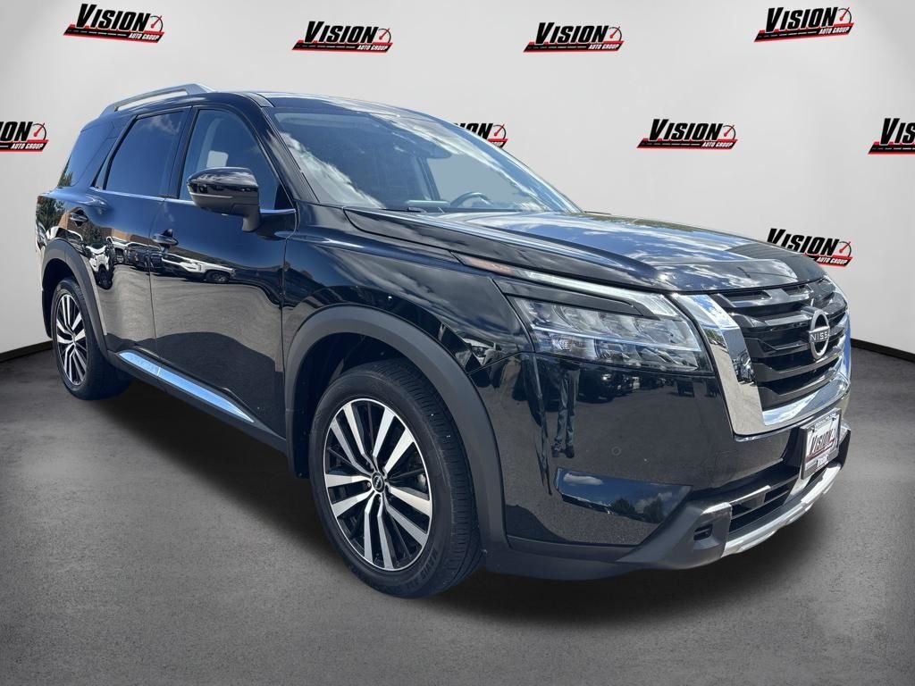 Certified Used 2024 Black Nissan Platinum image 3