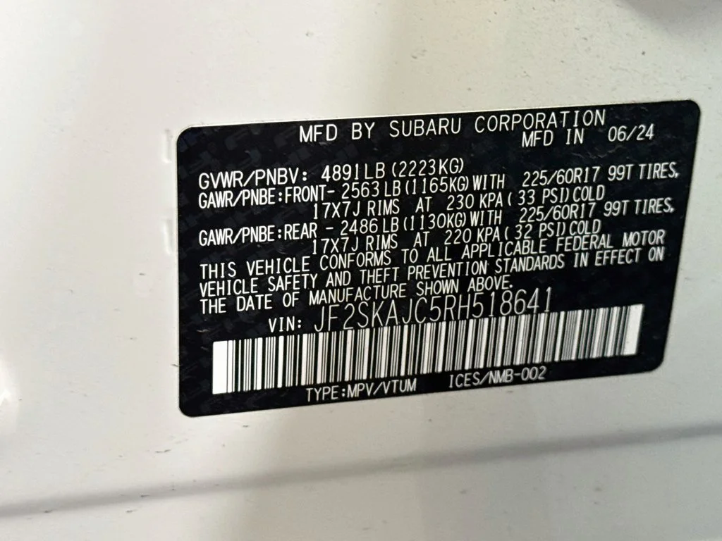 Certified Used 2024 White Subaru Wilderness image 43