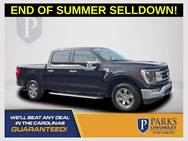 Used 2022 Black Ford Lariat image 1