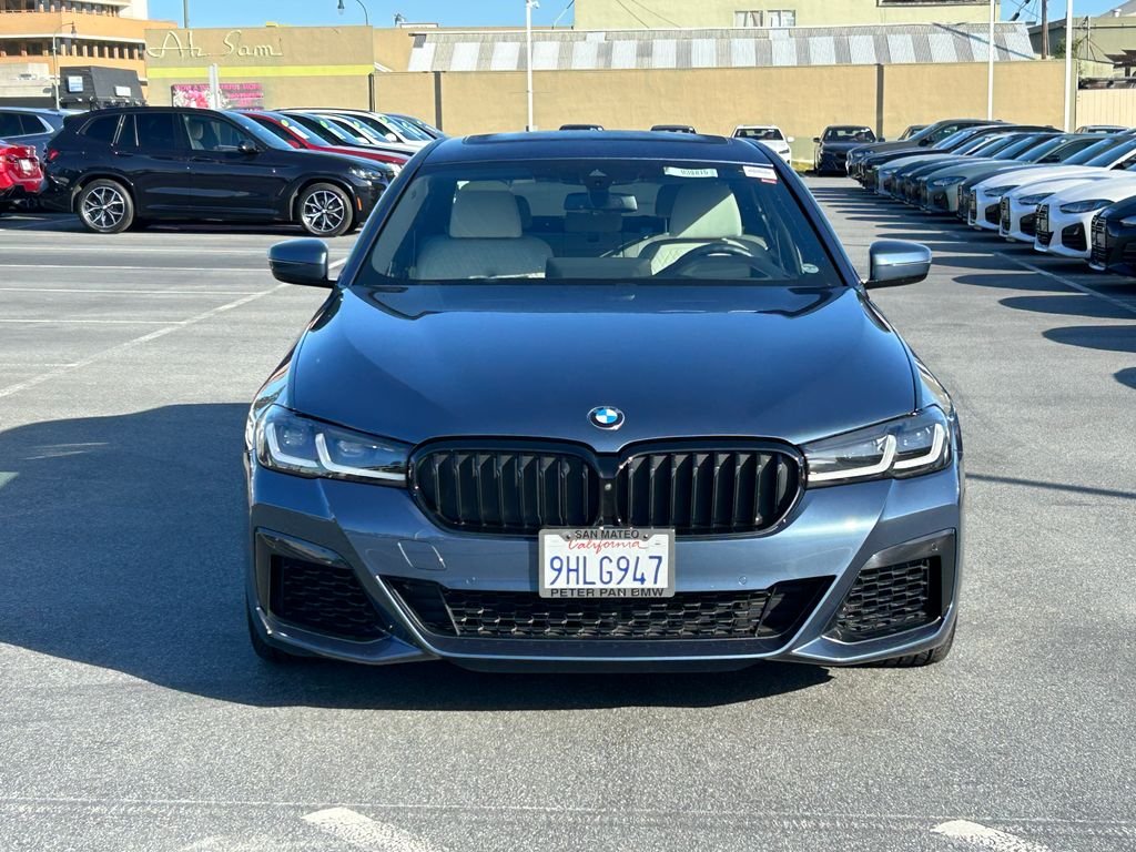 Used 2023 Arctic Race Blue metallic BMW M550i xDrive image 8