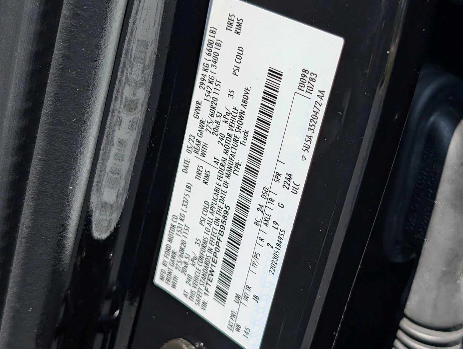 Used 2023 Agate Black Ford XL image 37