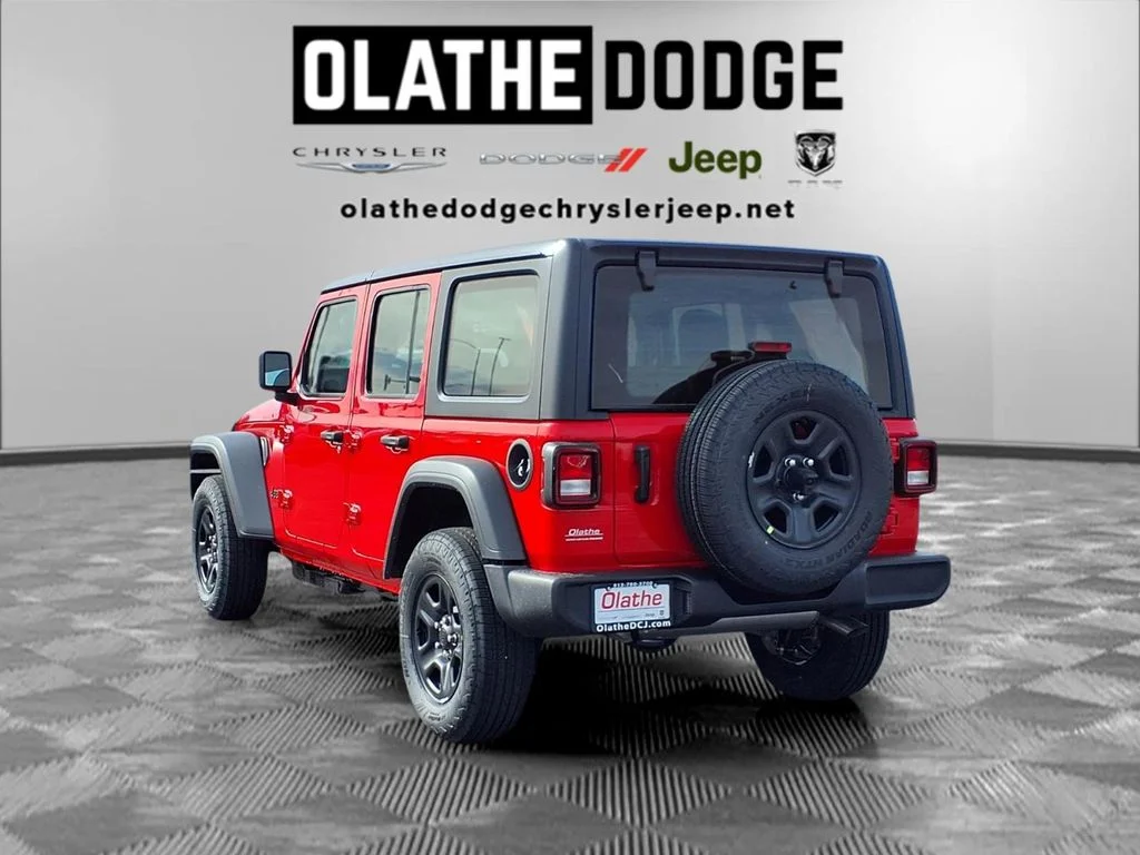 New 2026 Firecracker Red Clear-Coat Exterior Paint Jeep Sport image 3