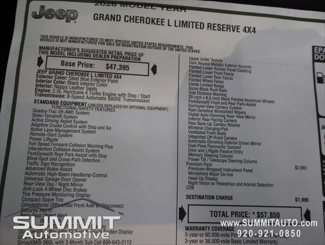New 2026 Steel Blue Jeep Limited image 45