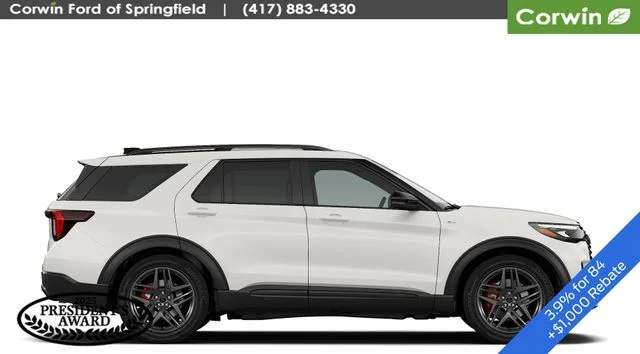 New 2026 Star White Metallic Tri-Coat Ford ST-Line image 8
