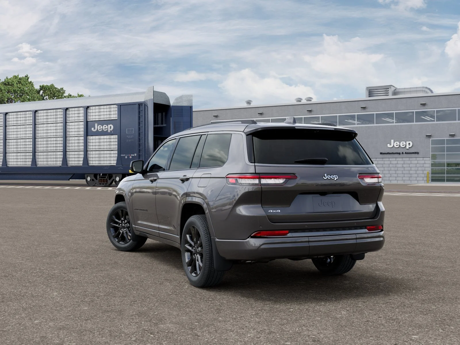 New 2026 Baltic Gray Metallic Clear-Coat Exterior Paint Jeep Limited Reserve image 3