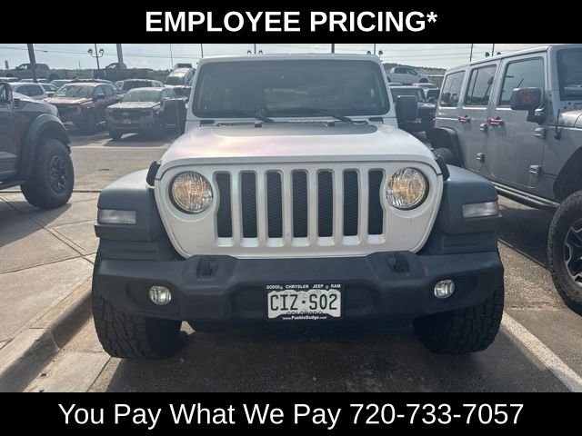 Used 2020 Silver Jeep Unlimited Sport S image 2