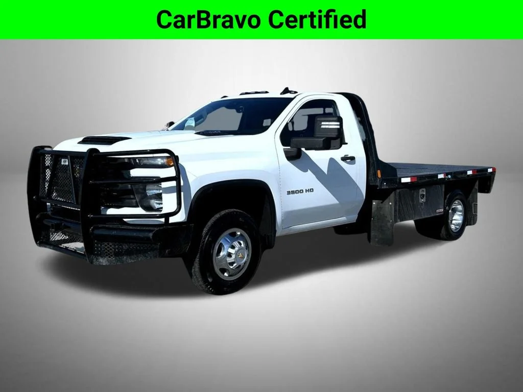 Certified Used 2024 White Chevrolet Work Truck image 1