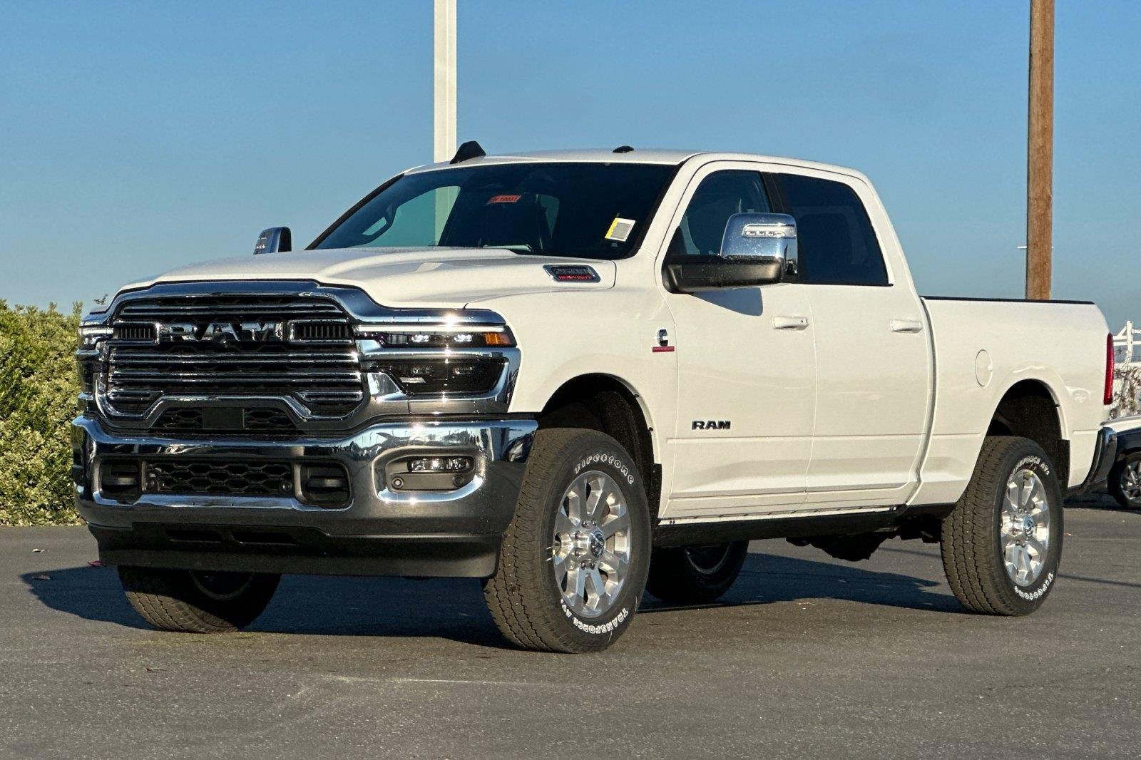 New 2026 Bright White Clearcoat Ram Laramie image 8