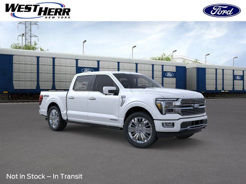 New 2026 Star White Metallic Tri-Coat Ford Platinum image 1