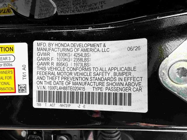 Used 2026 Crystal Black Pearl Honda Sport image 11