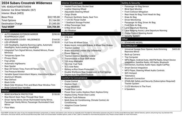 Used 2024 Silver Subaru Wilderness image 2