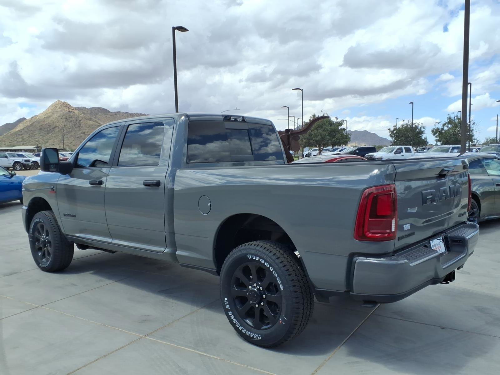 New 2026 Ceramic Gray Clear-Coat Exterior Paint RAM Big Horn image 4