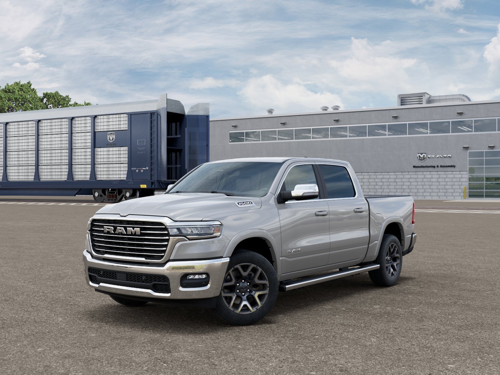 New 2026 Silver Zynith Exterior Paint RAM LARAMIE image 1
