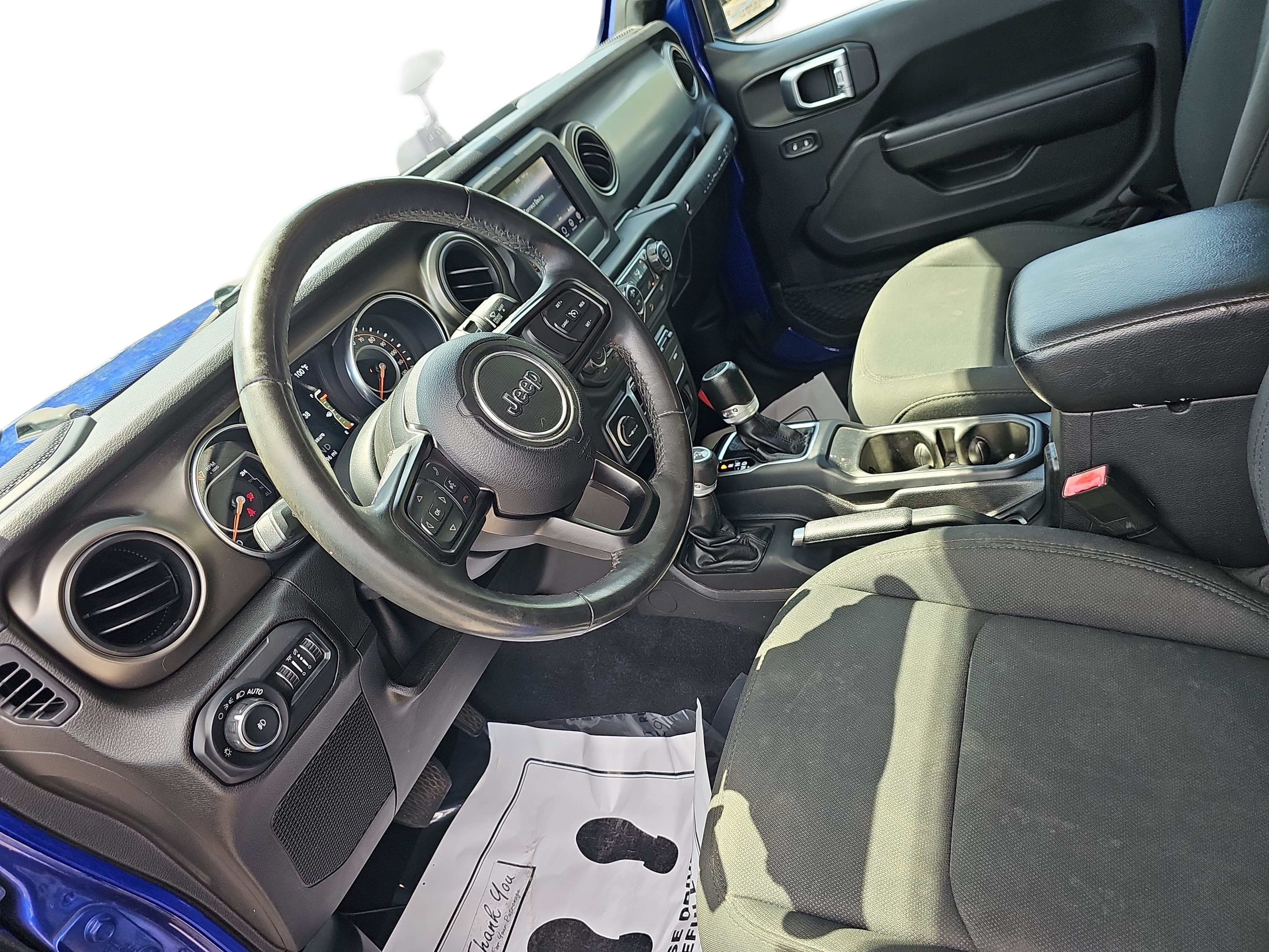 Used 2019 Ocean Blue Metallic Clearcoat Jeep Sport S image 12