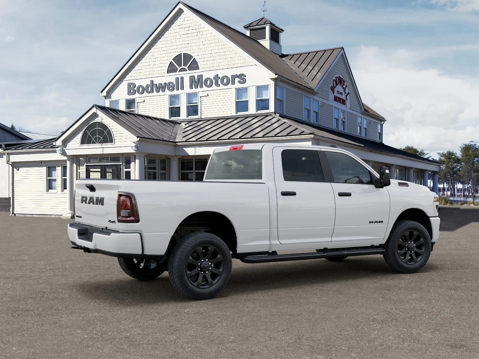 New 2026 Bright White Clearcoat RAM Big Horn Crew Cab 4x4 6
