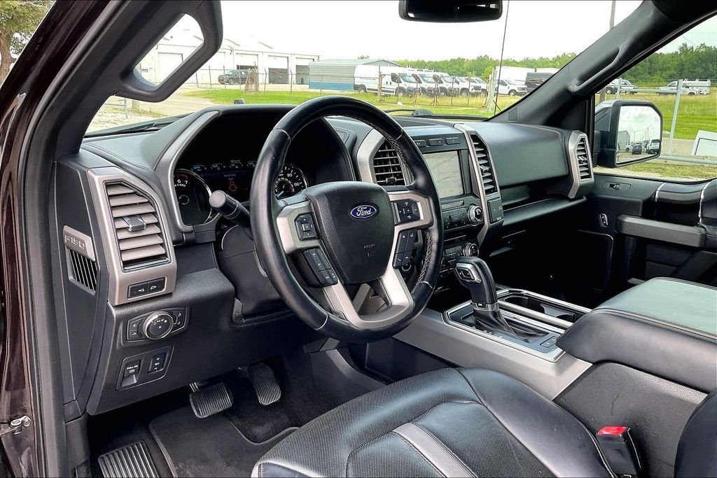 Used 2018 Shadow Black Ford Platinum image 14
