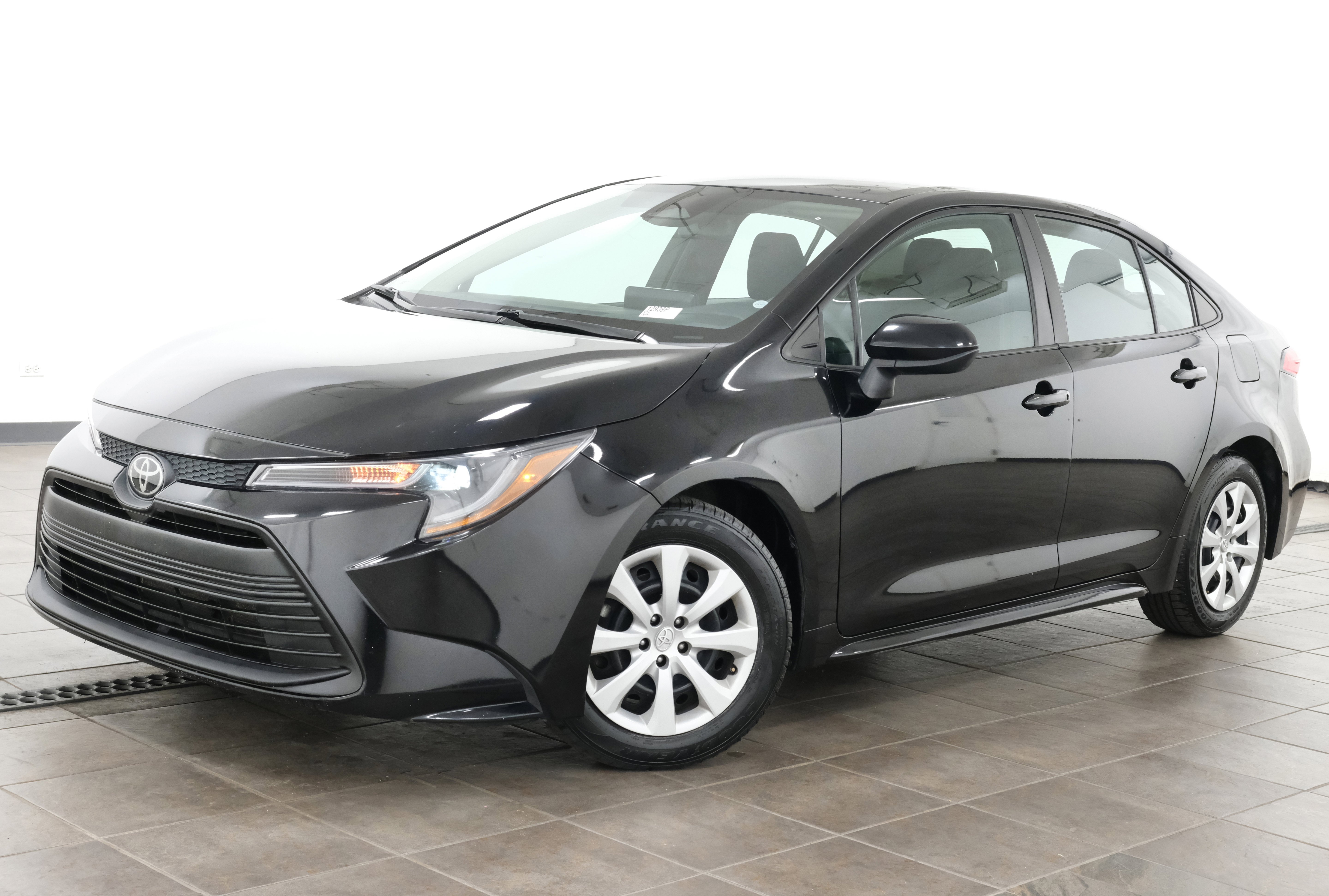 Certified Used 2024 Midnight Black Metallic Toyota LE image 2